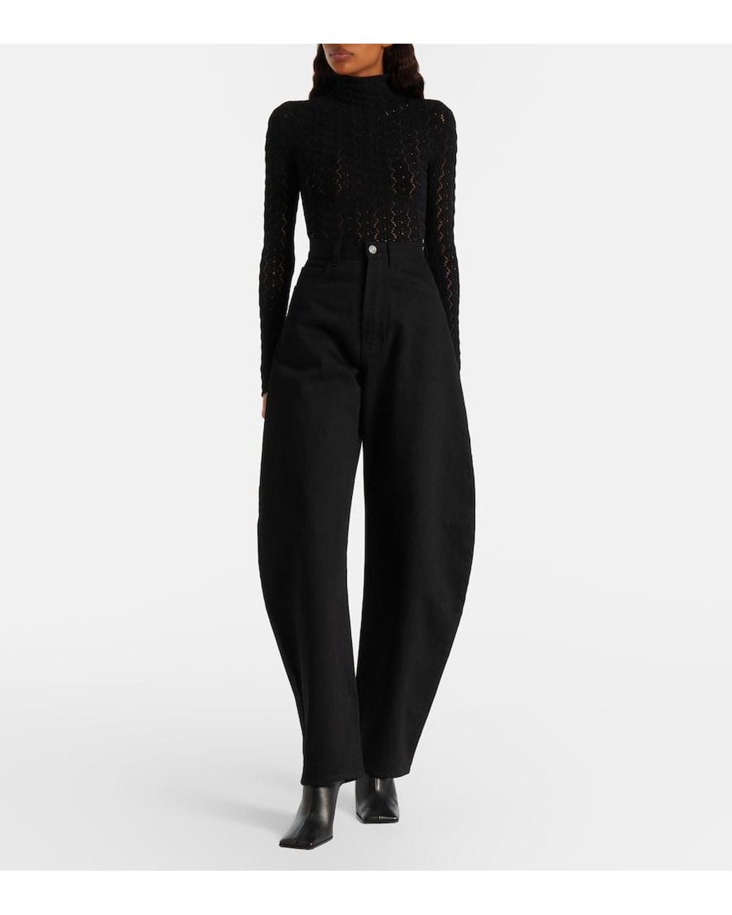 Alaïa Black Jersey Bodysuit