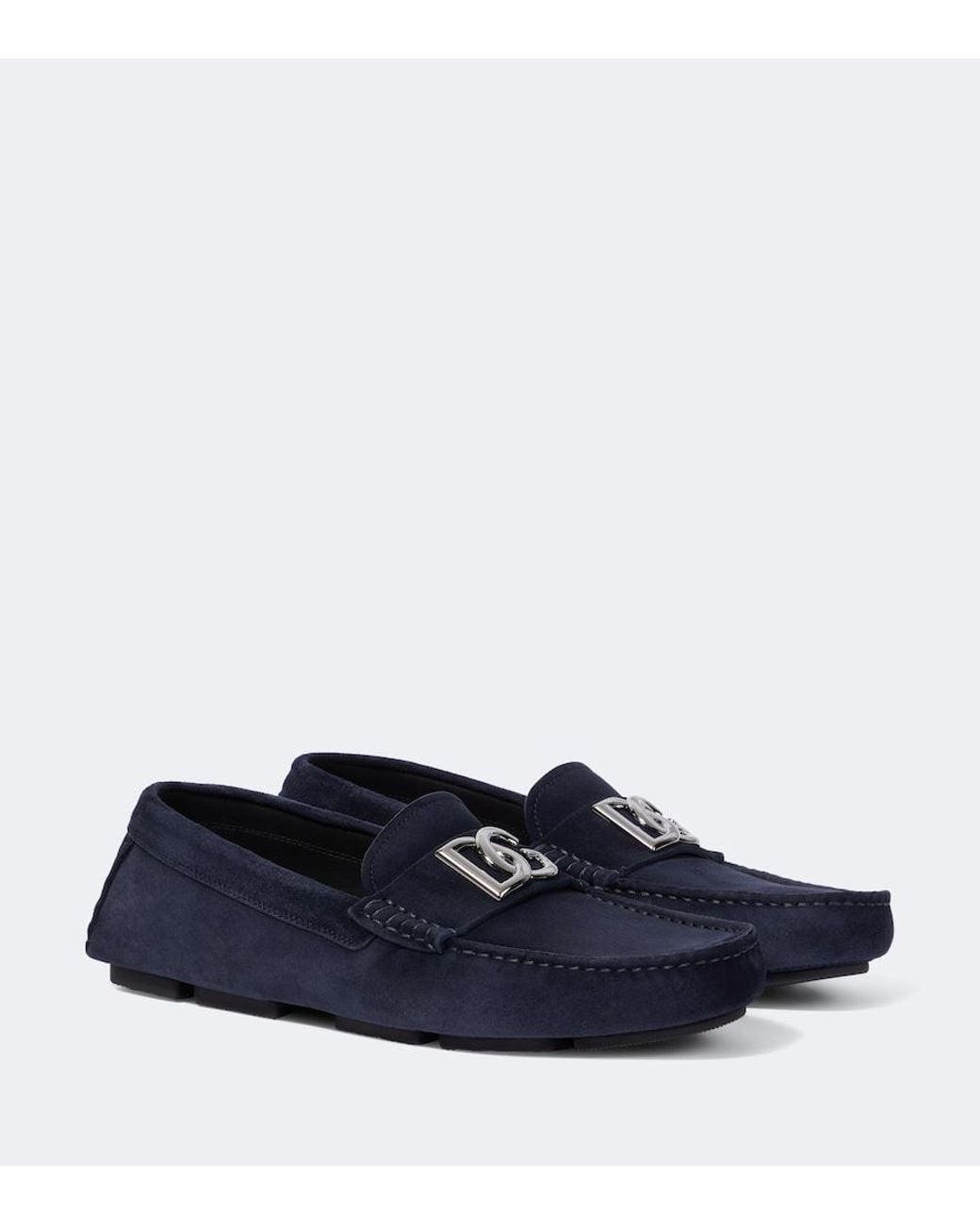 Dolce & Gabbana Blue Flat Shoes for men