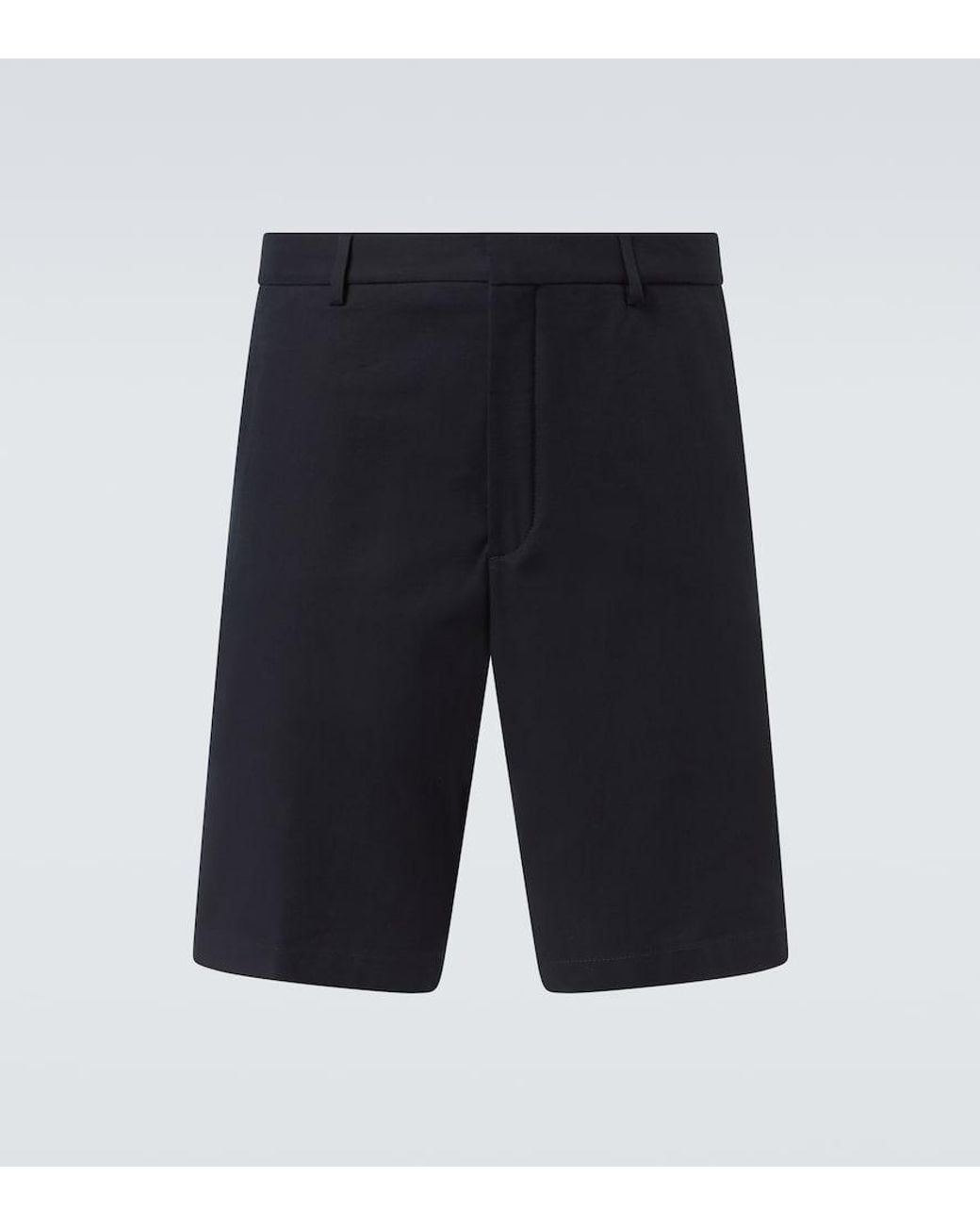 Loro Piana Blue Jarno Cotton-Blend Bermuda Shorts for men