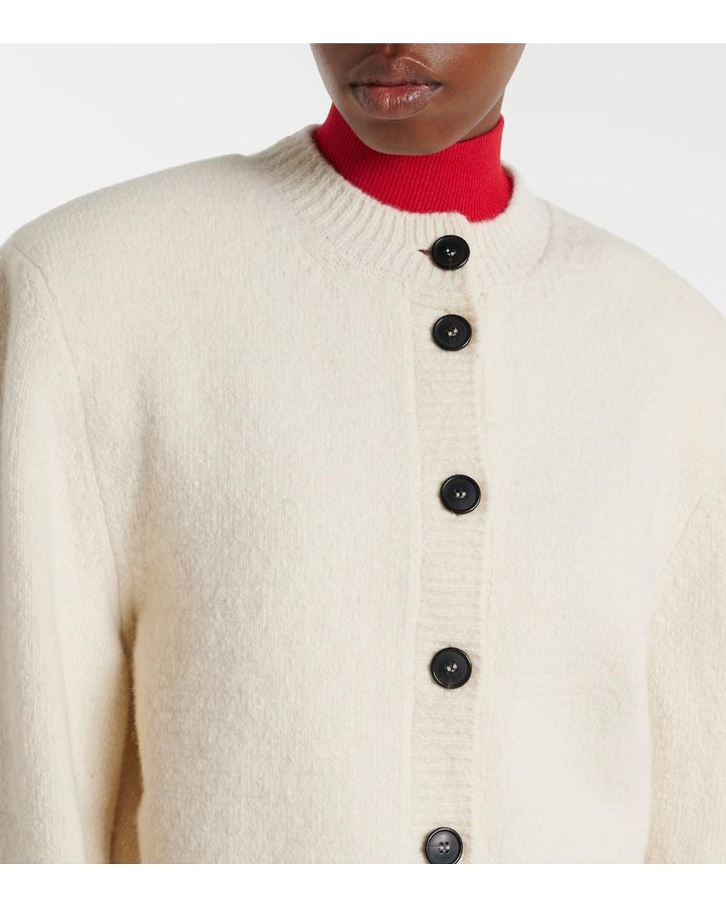 Rohe Natural Wool Cardigan