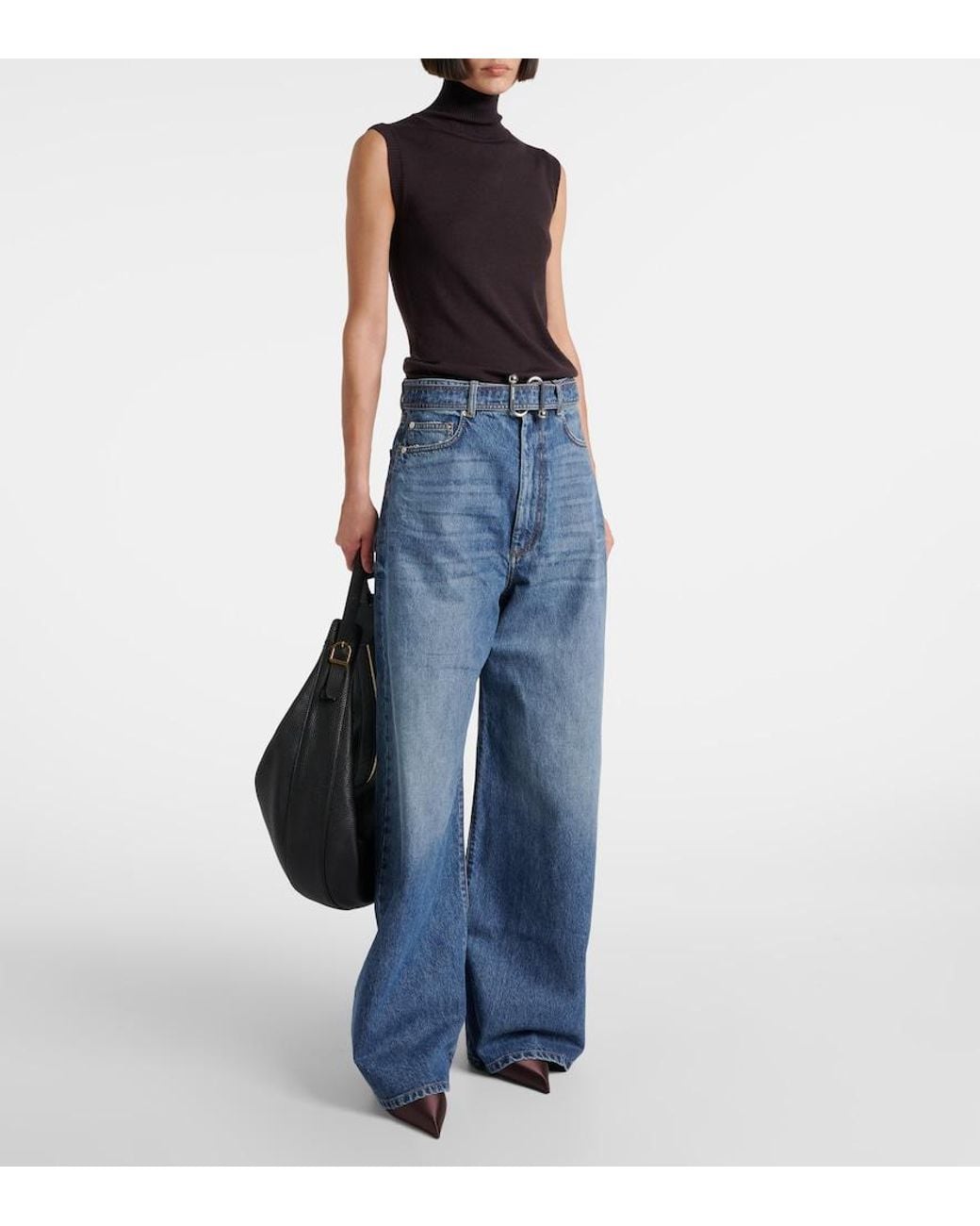 Jean Ample Procida Sportmax en coloris Blue
