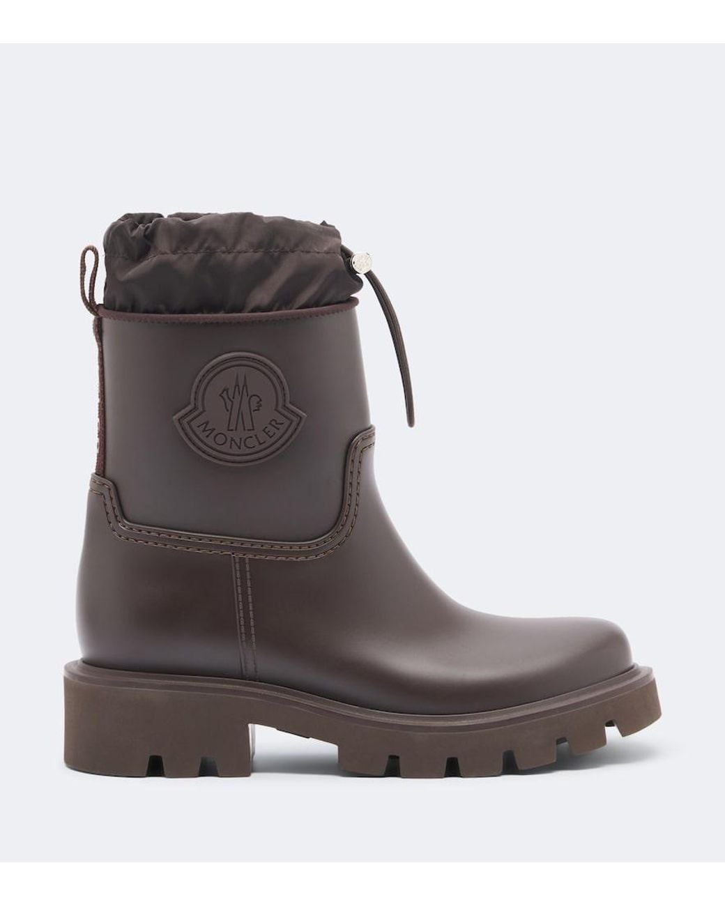 Moncler Black Kickstream Rain Boots