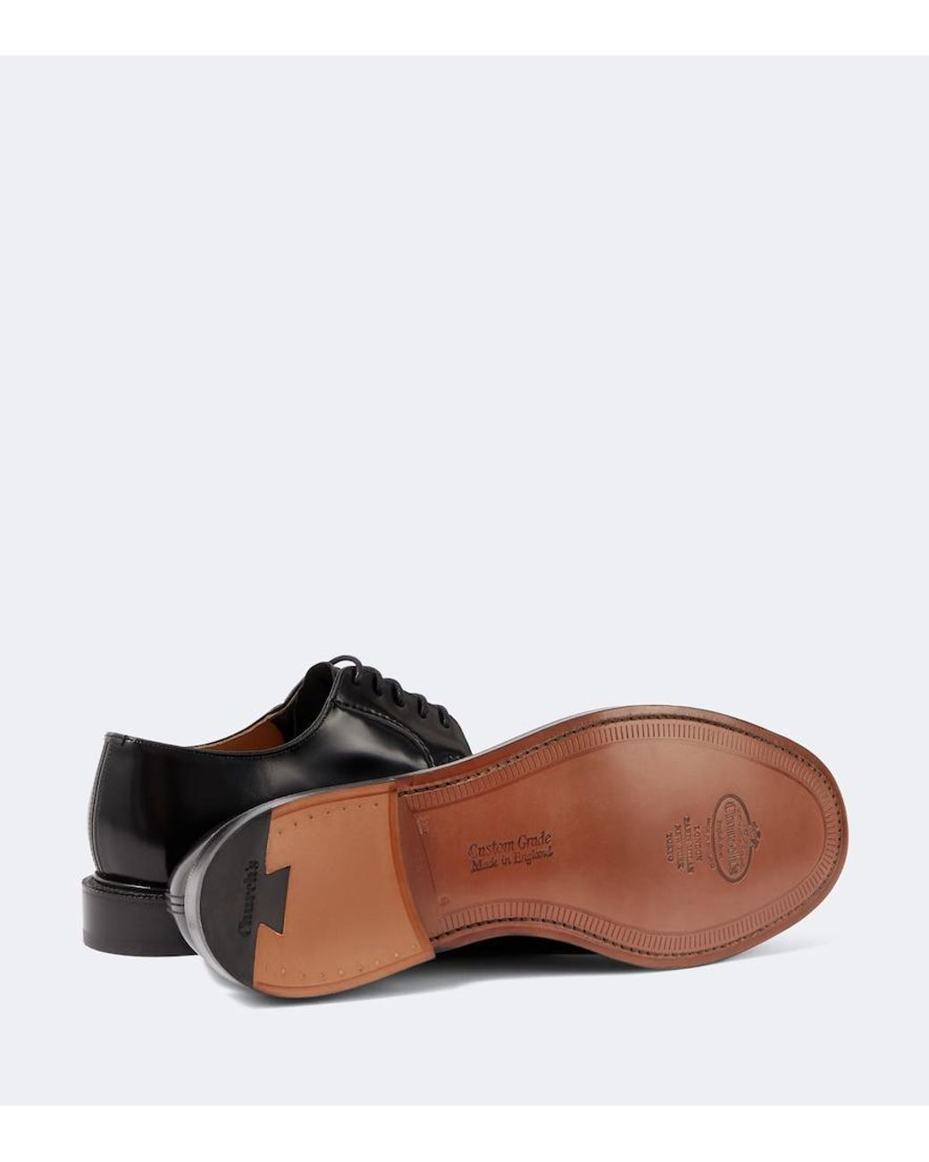 Church's Black Shannon Leather Derby Shoes for men