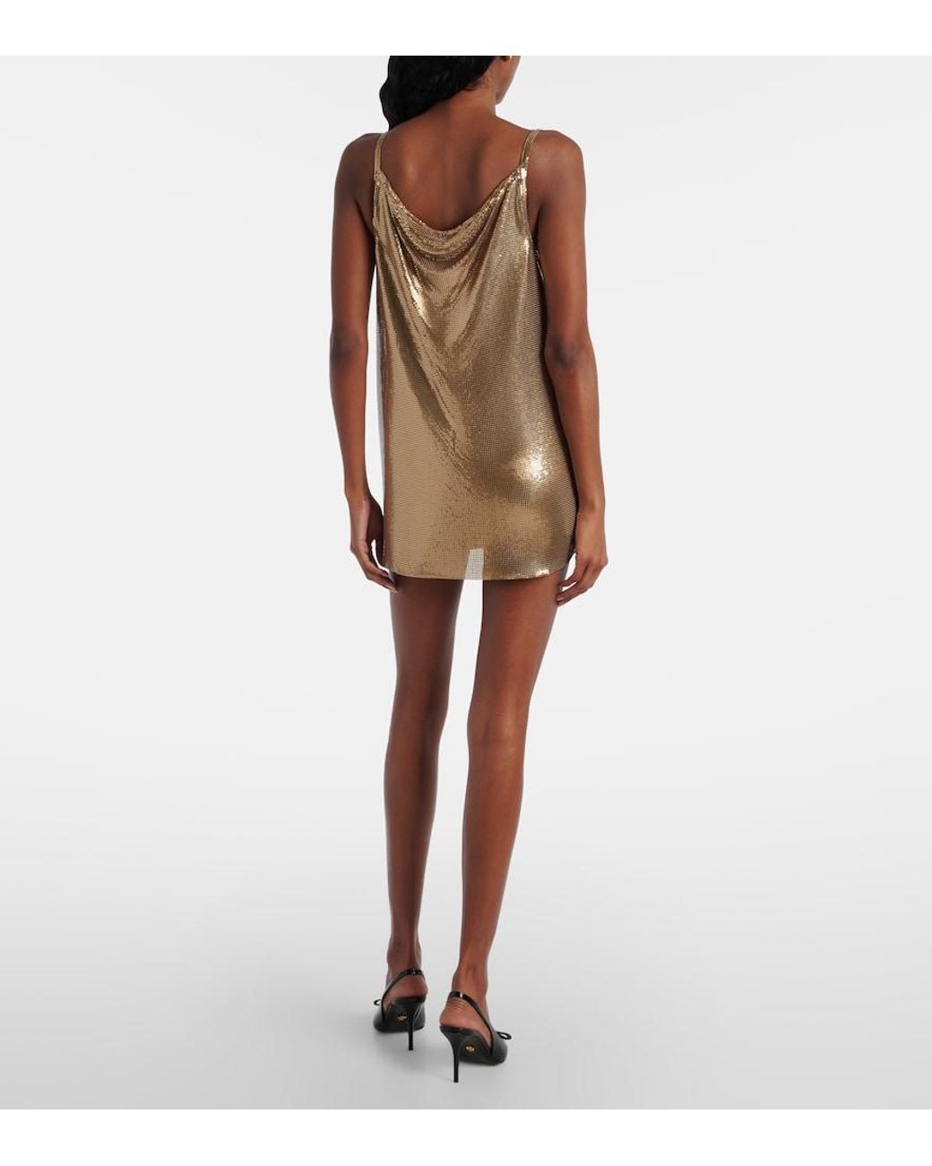Versace Natural Chainmail Minidress