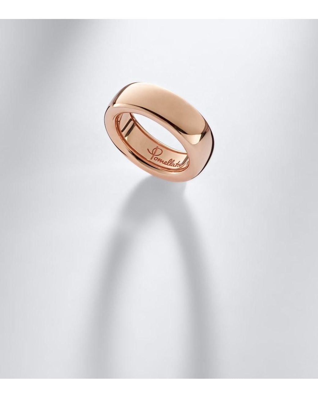 Pomellato White Iconica Medium 18Kt Rose Ring
