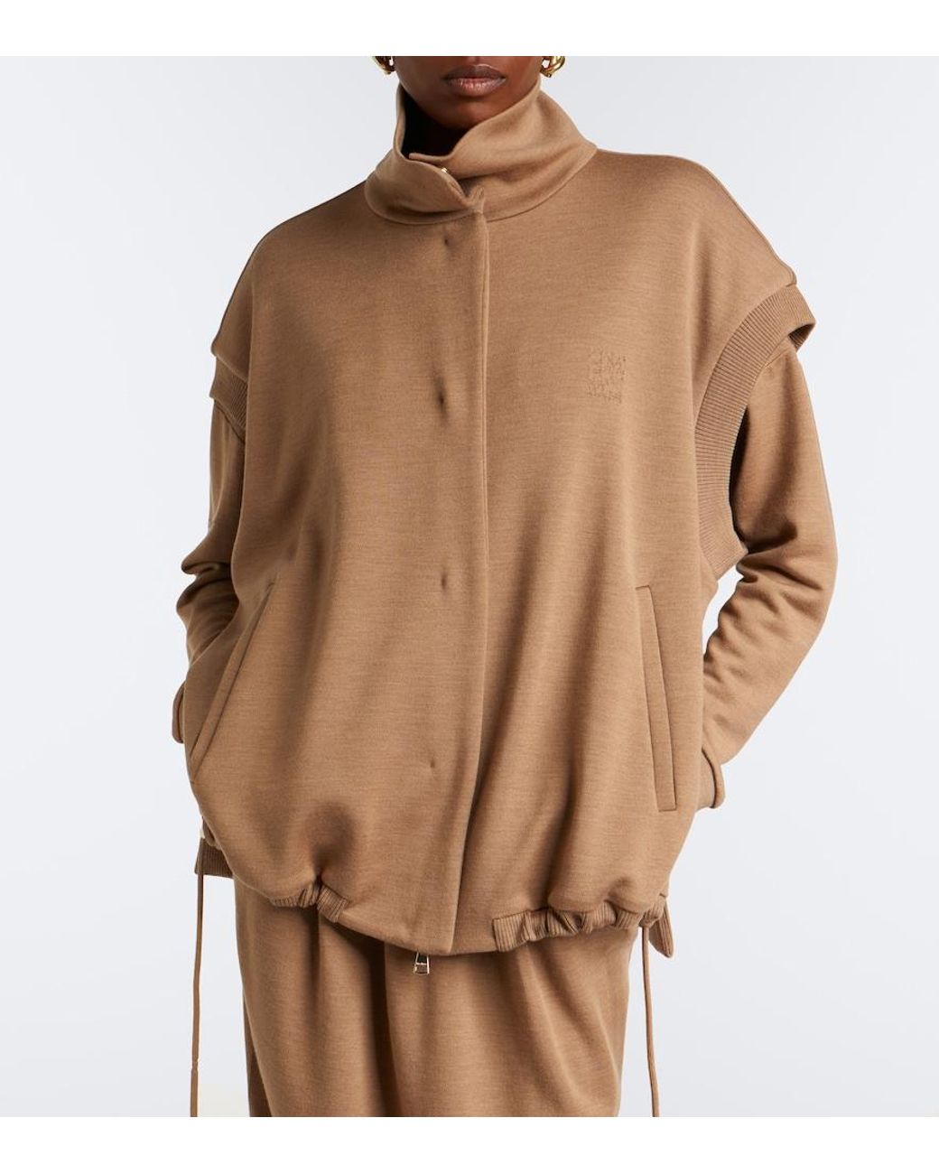 Max Mara Natural Virgin Wool Vest