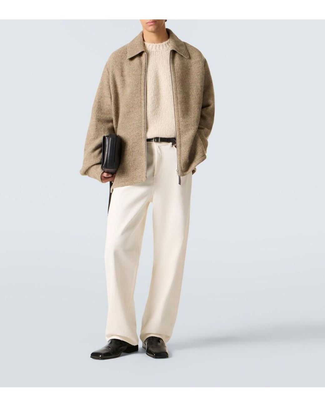 Jil Sander Natural Wool-Blend Blouson for men