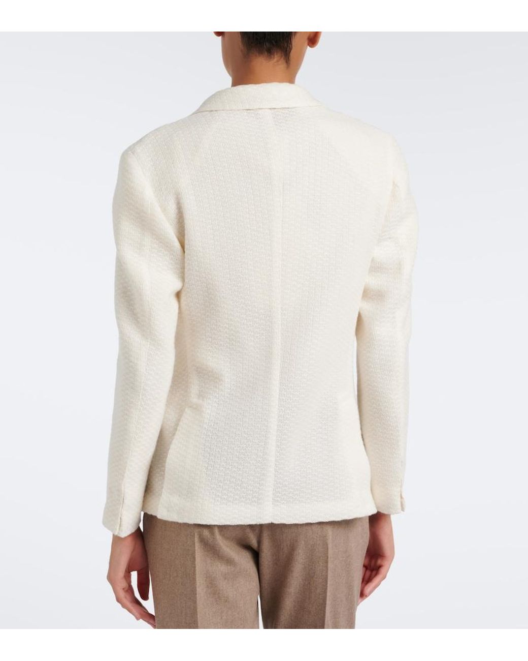 Blazer De Cachemir Eleventy de color White