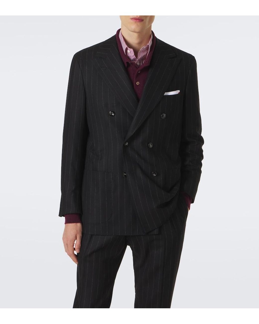 Completo di Kiton in Black da Uomo