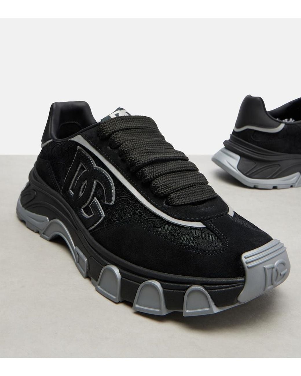 Dolce & Gabbana Black Sneakers