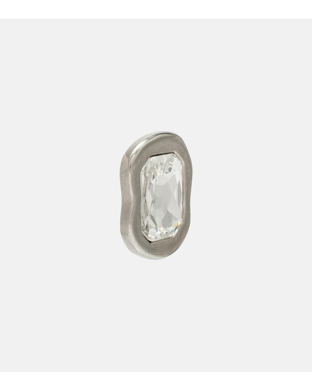 Orecchini Sculptural Crystal Con Cristalli di Givenchy in White