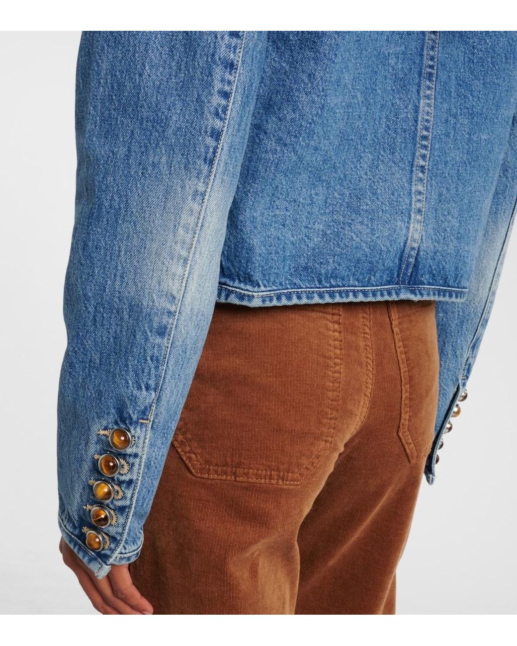Veronica Beard Blue Andrea Denim Jacket