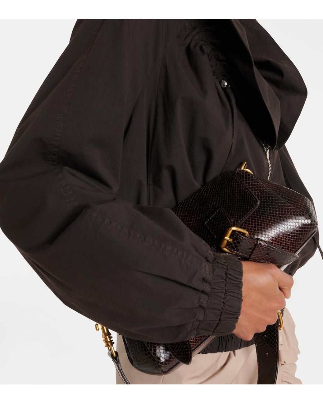 Chaqueta De Algodon Dries Van Noten de color Black