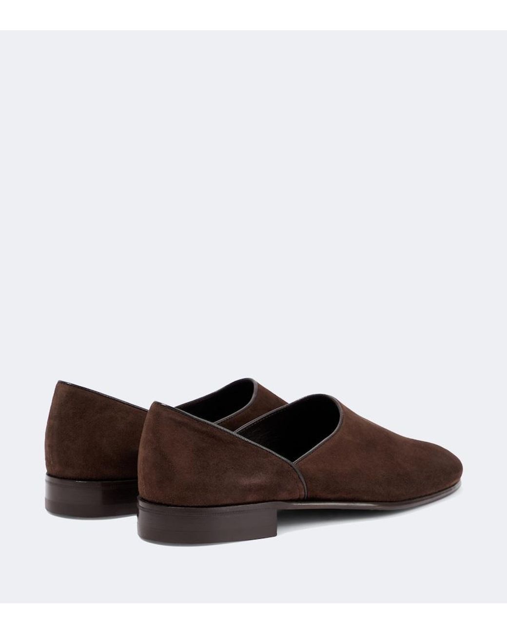 Bode Brown House Shoe Suede Loafers for men