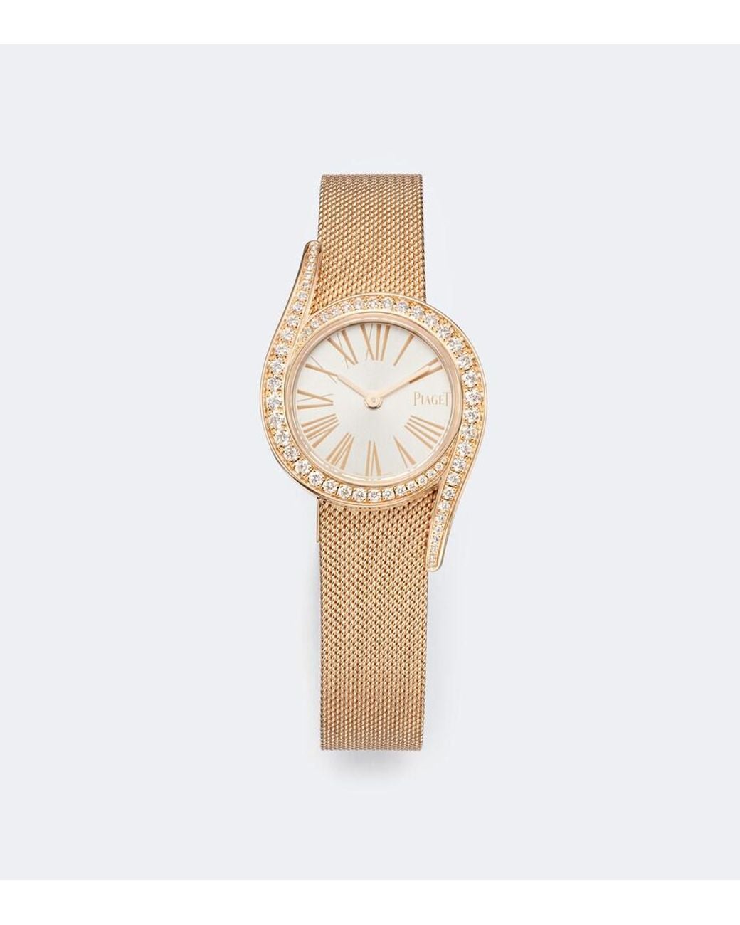 Piaget White Limelight Gala Embellished 18Kt Rose Watch
