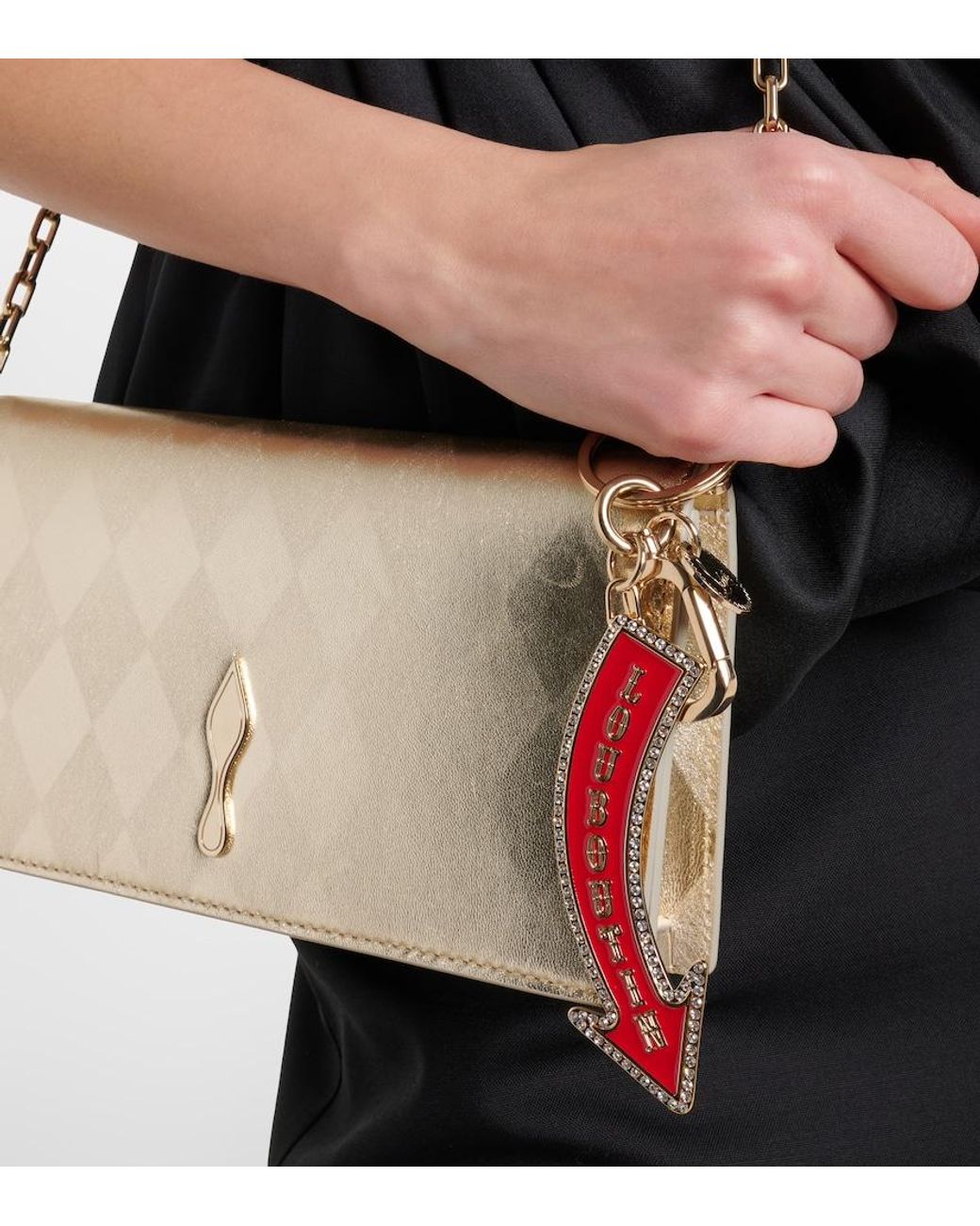 Christian Louboutin Red Logo Bag Charm