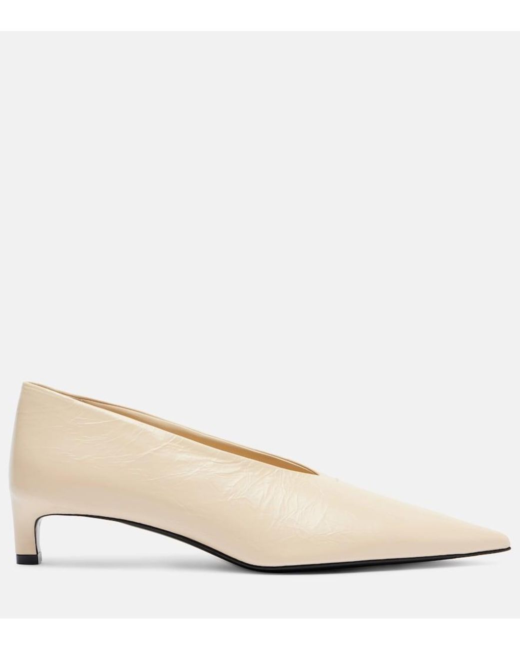Jil Sander Natural Leather Pumps
