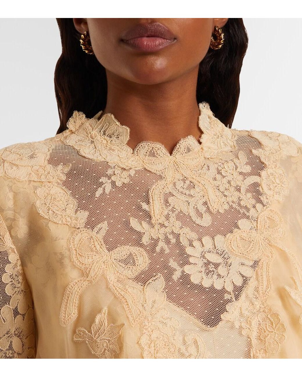 Zimmermann Metallic Loop-Plated Hoop Earrings