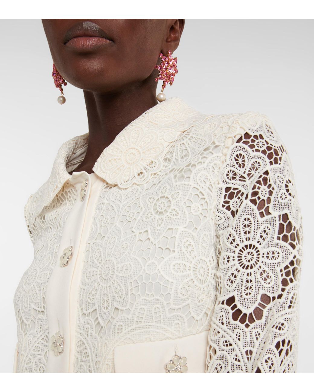guipure jacket
