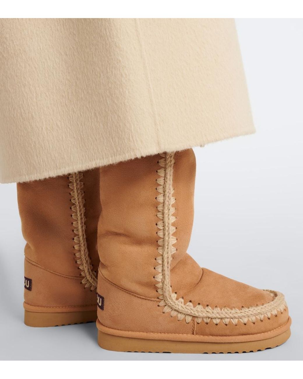 Bottes En Daim Mou en coloris Brown