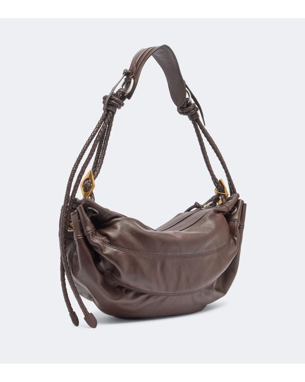 Isabel Marant Brown Maia Medium Leather Shoulder Bag