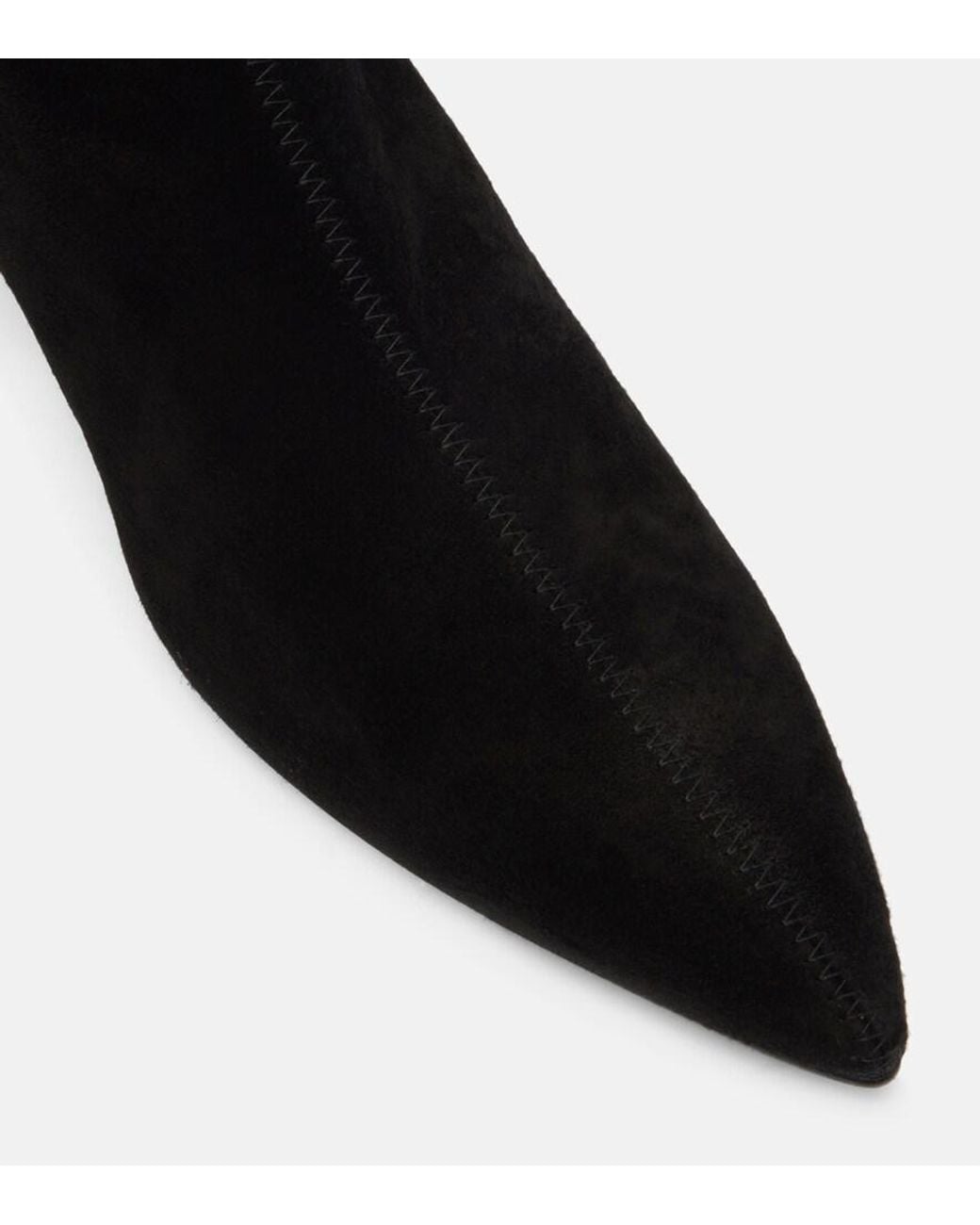 A.Emery Black Oscar 60 Suede Knee-High Boots