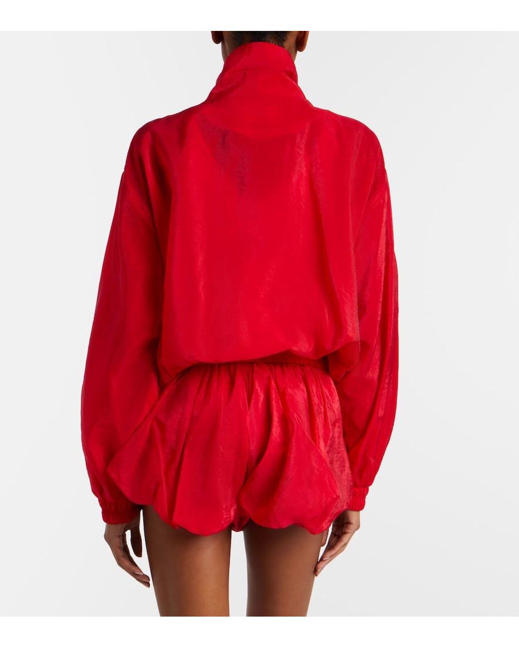 Frankie Shop Red Alina Shorts