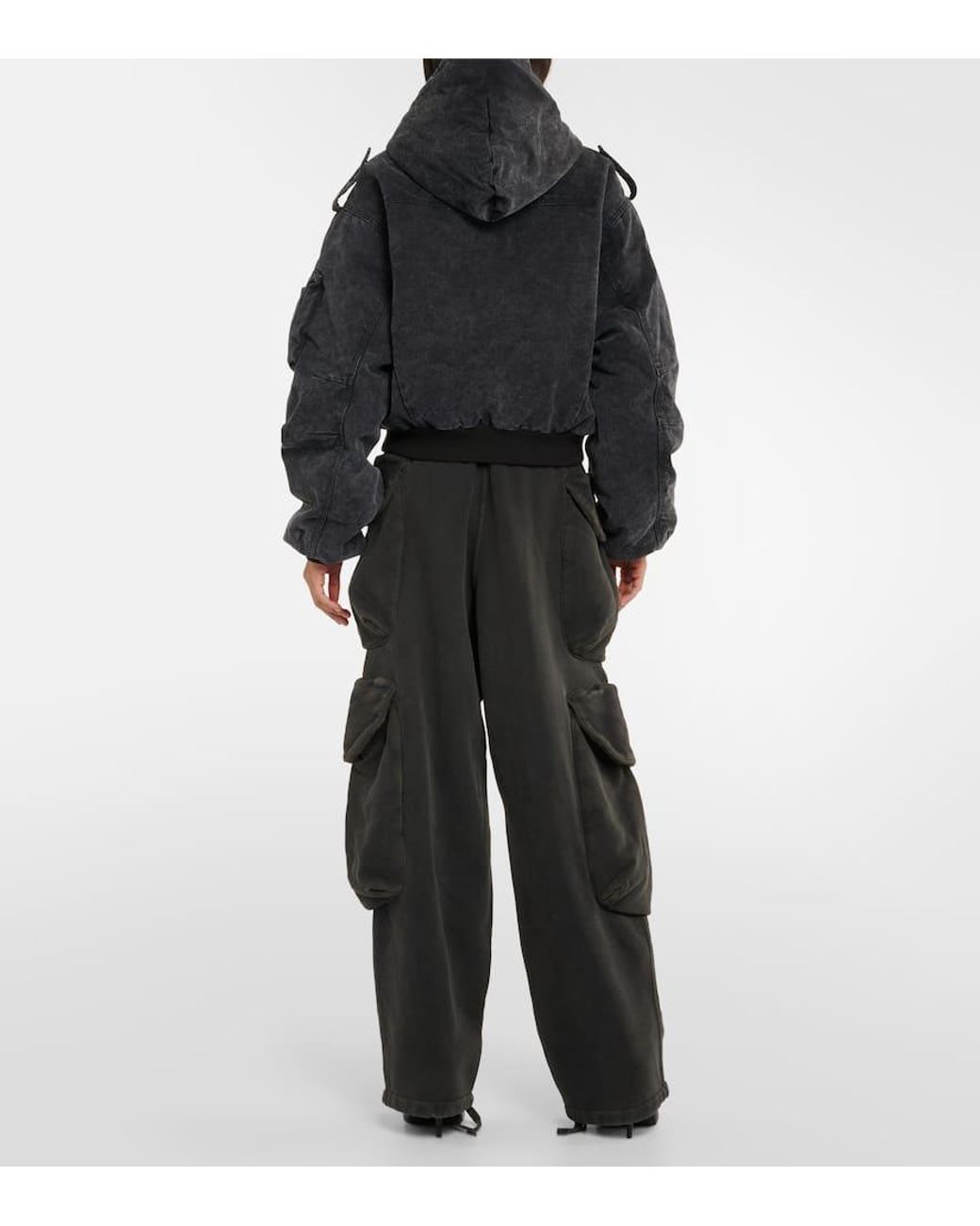 Entire studios W2 Cropped Bomber Jacket in Black | Lyst Entire studios W2 Cropped Bomber Jacket in Black | Lyst