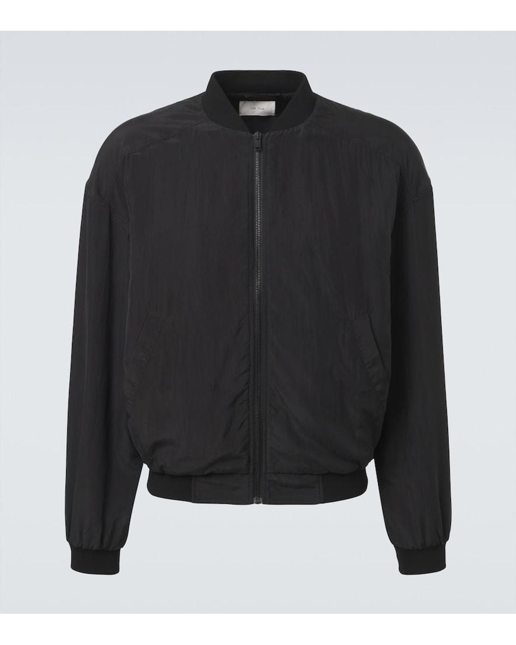 The Row Black Orianel Silk Jacket for men