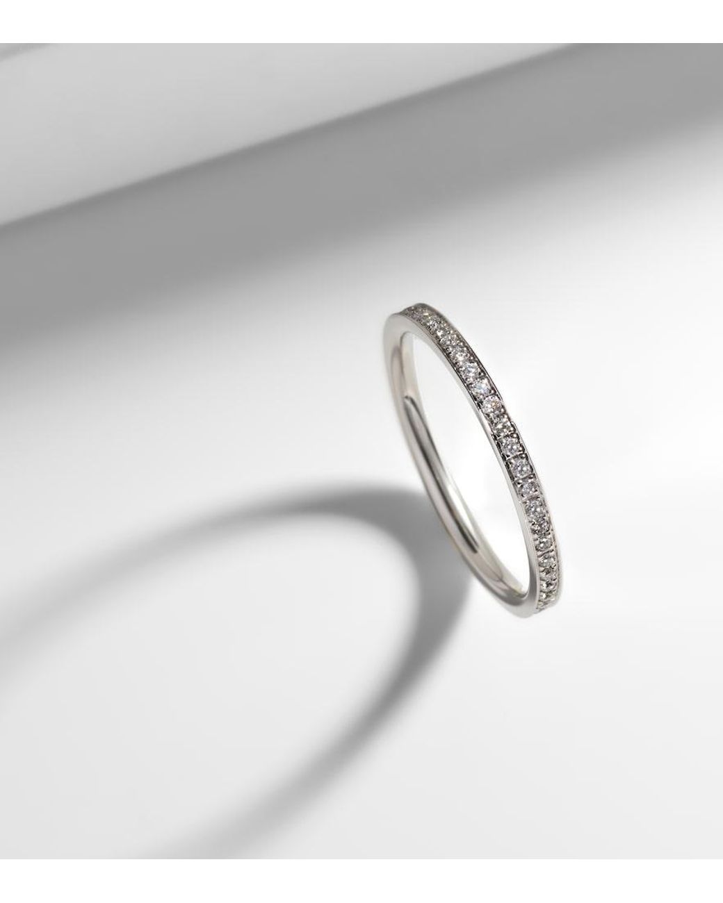 Repossi Metallic Berbere Platinum Ring With Diamonds