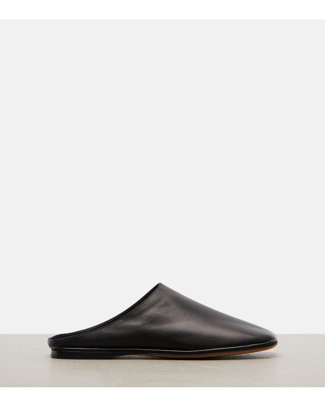 The Row Brown Piper Leather Mules