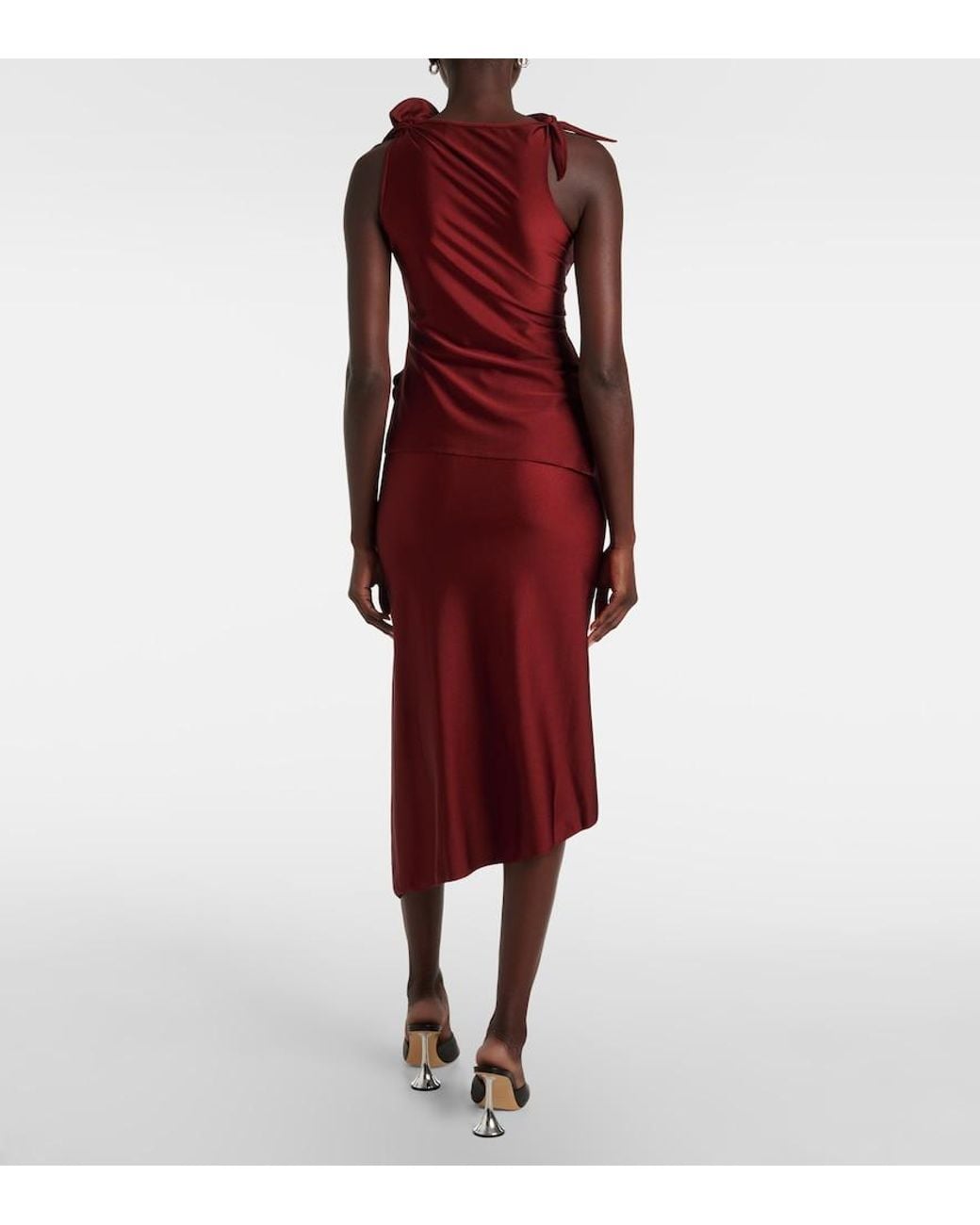 Coperni Red Verziertes Top