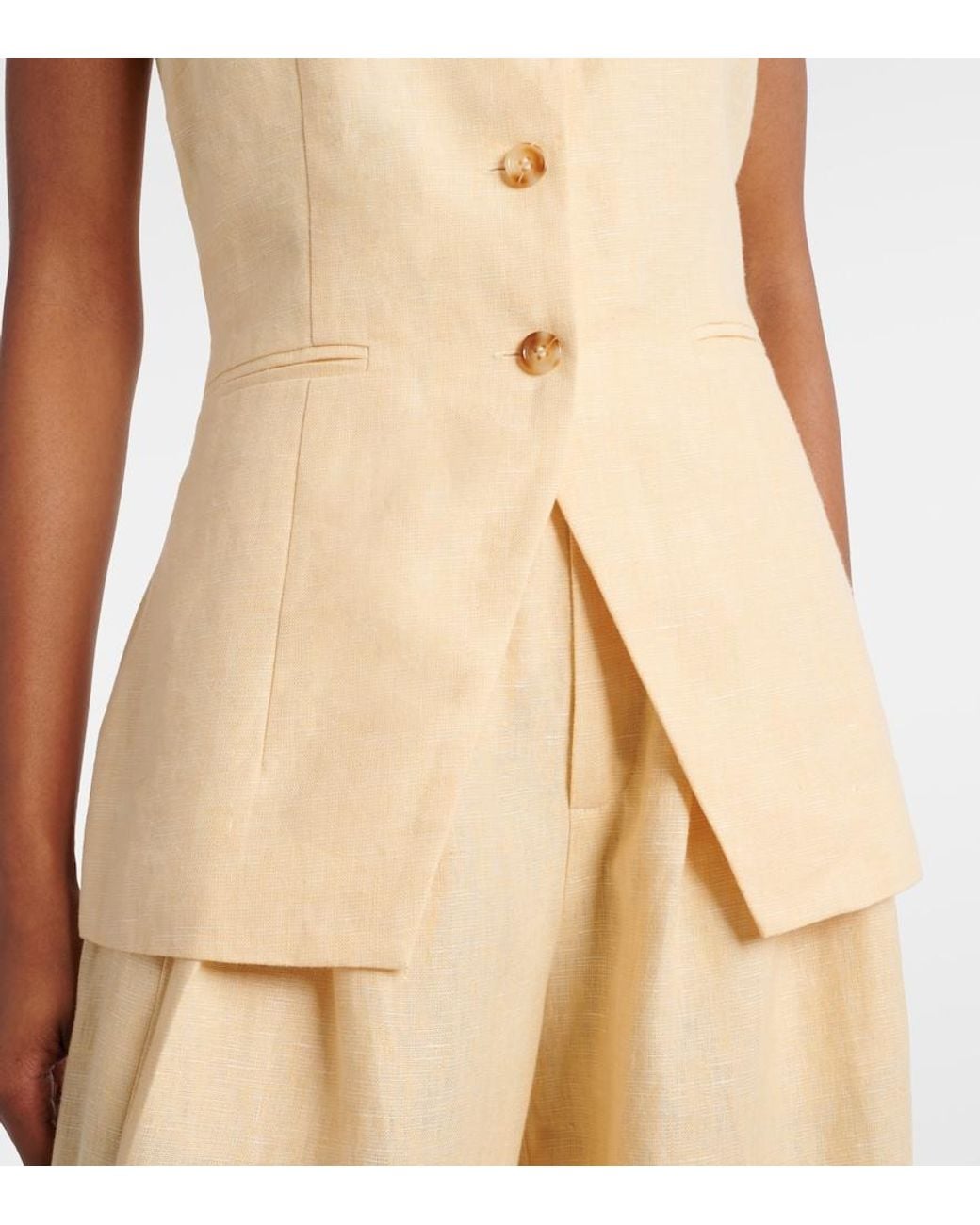 Posse Natural Nancy Linen Top