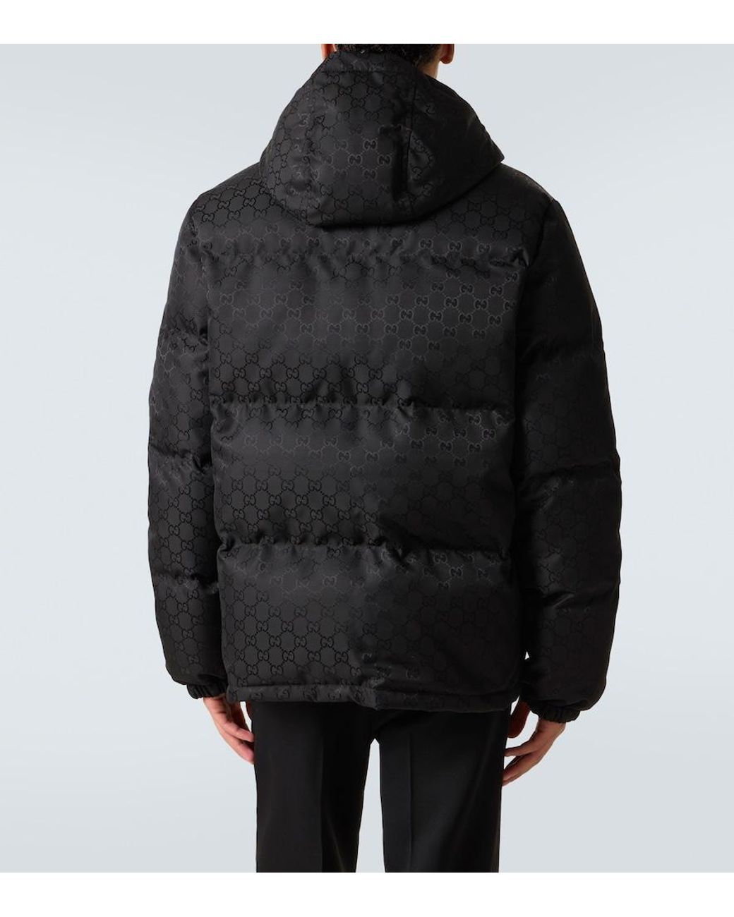 Gucci Black Gg Down Jacket for men