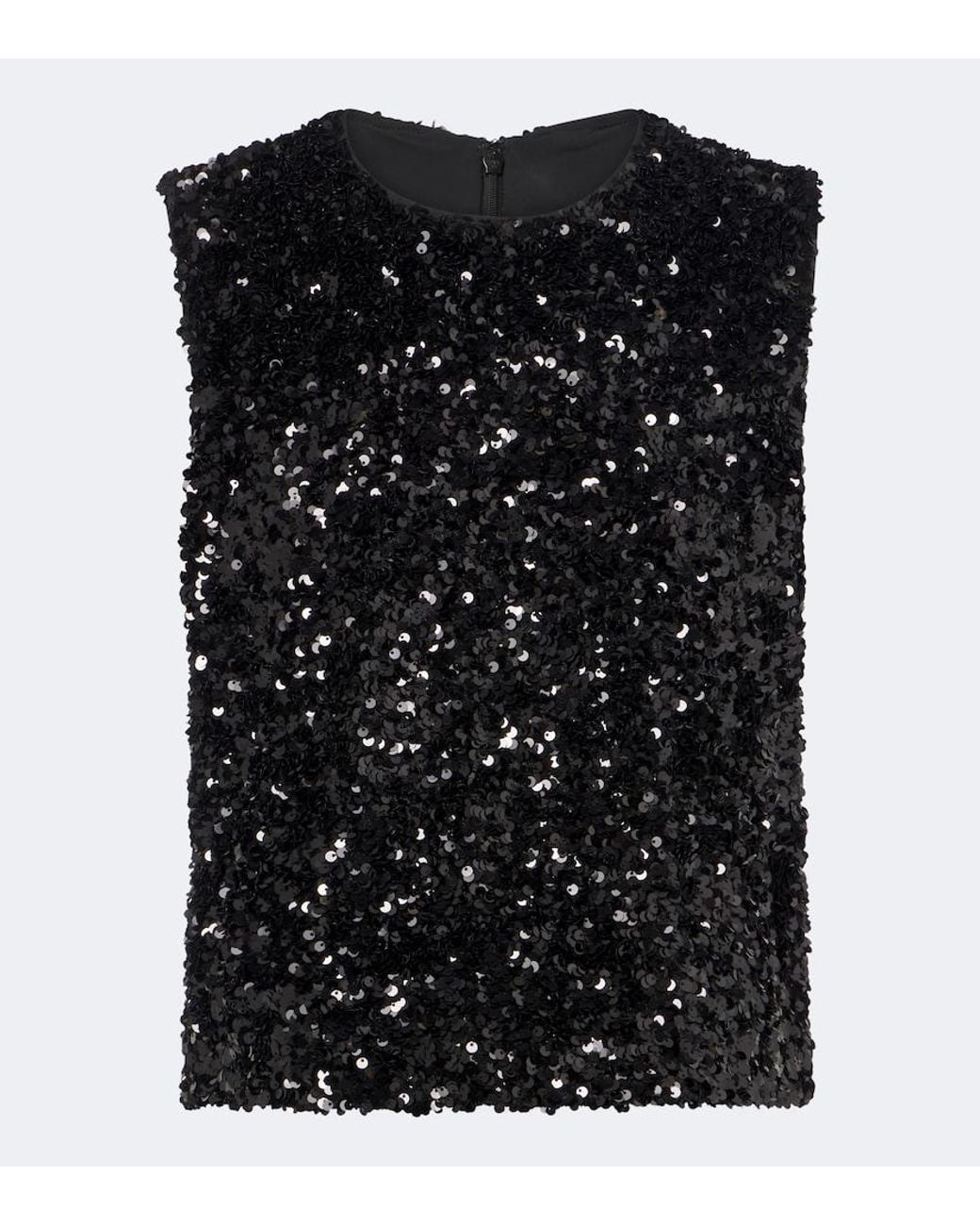 Vince Black Sequined Top