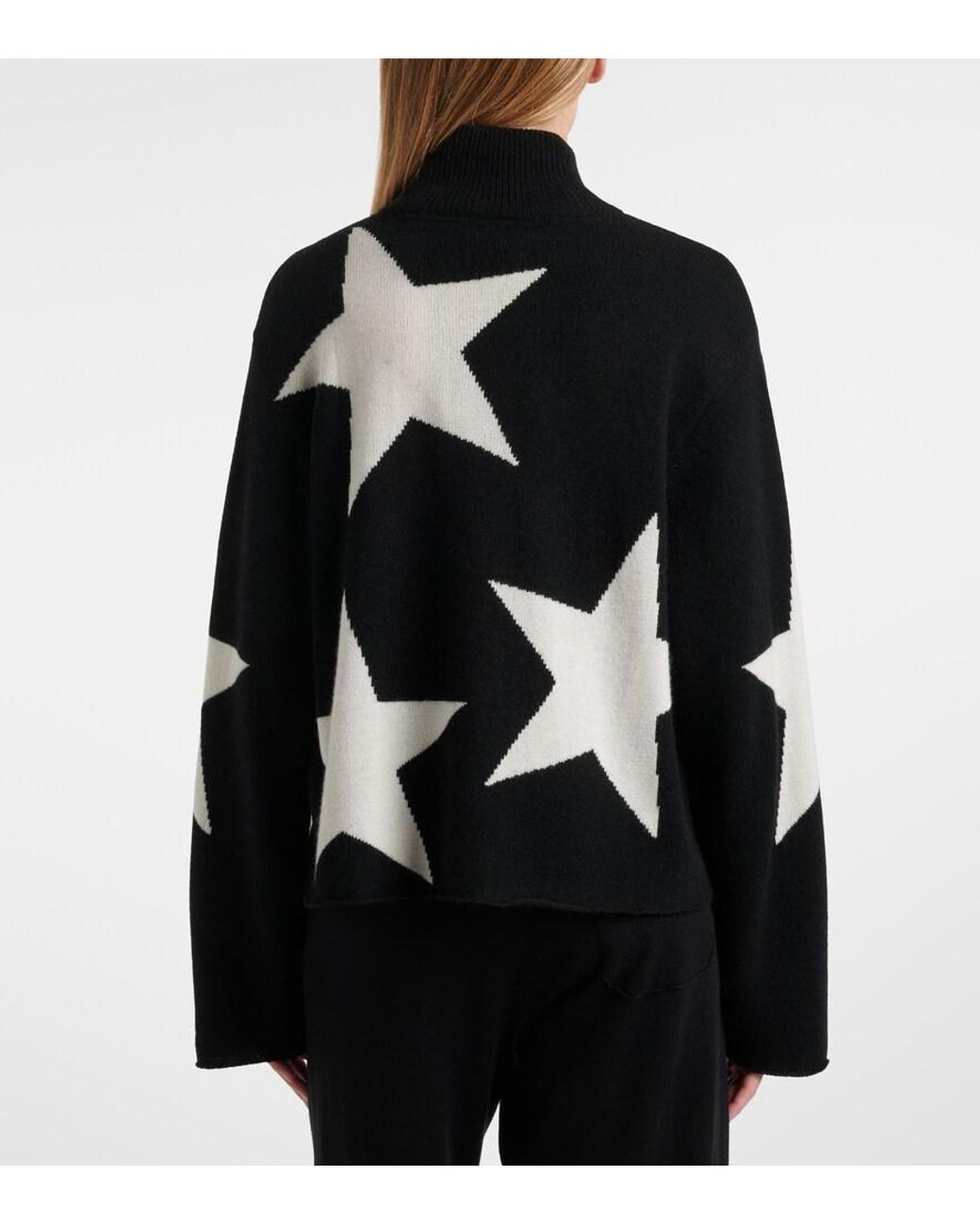 Goldbergh Black Wool-Blend Turtleneck Sweater