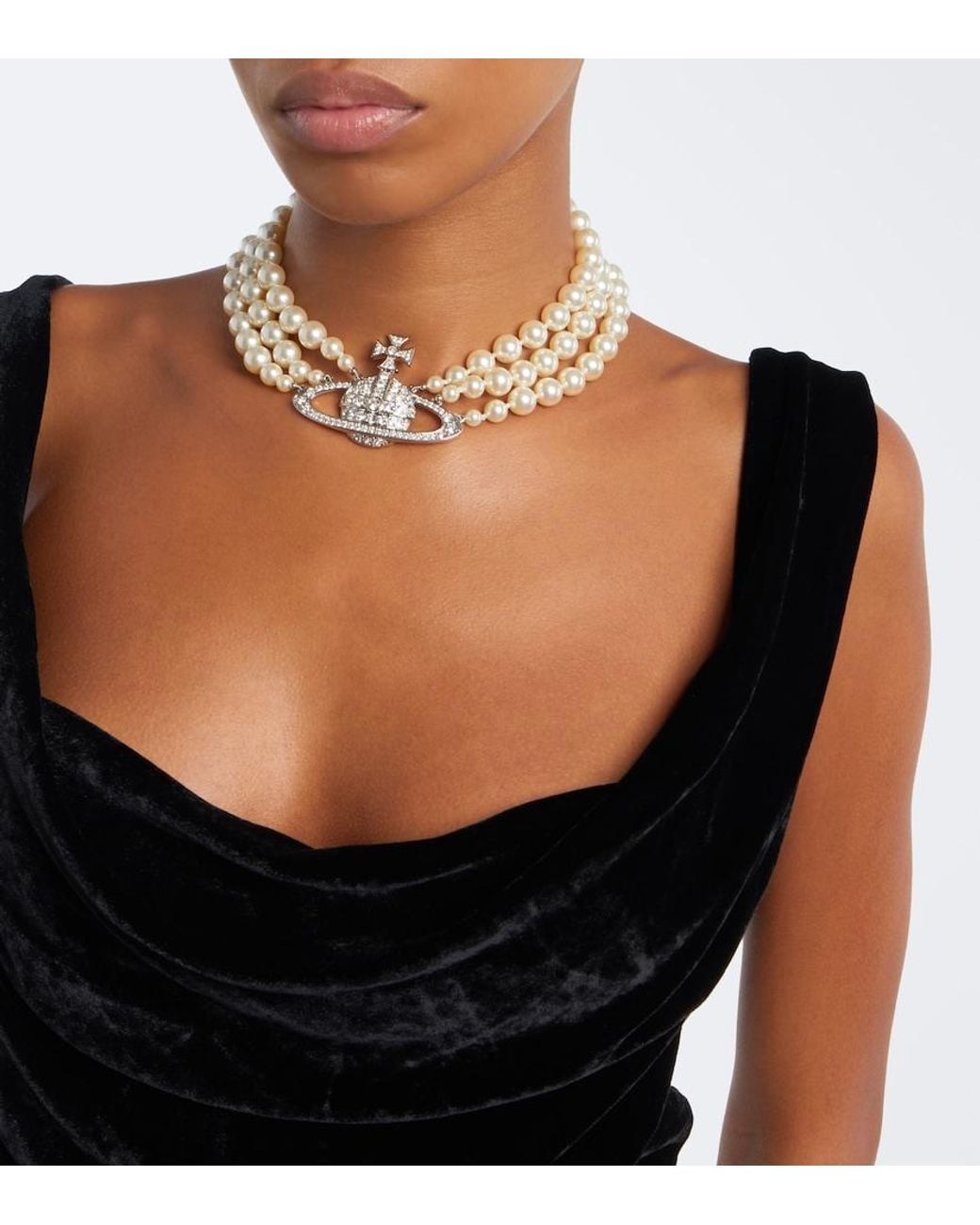 Vivienne Westwood Black Sunday Draped Velvet Bustier Top