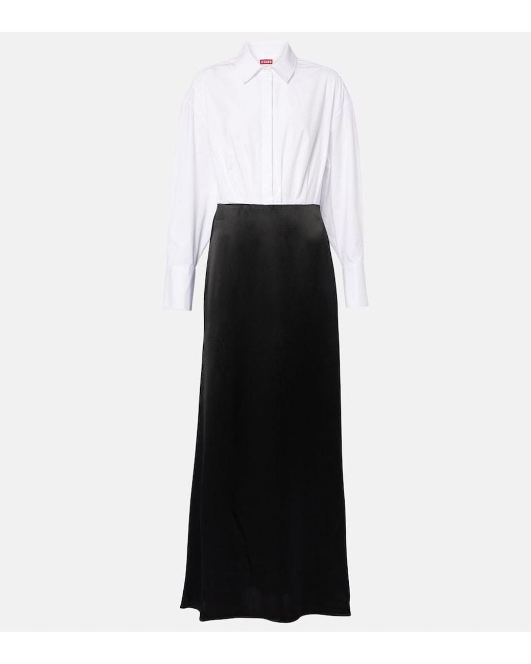 Staud Black Nile Maxi Dress