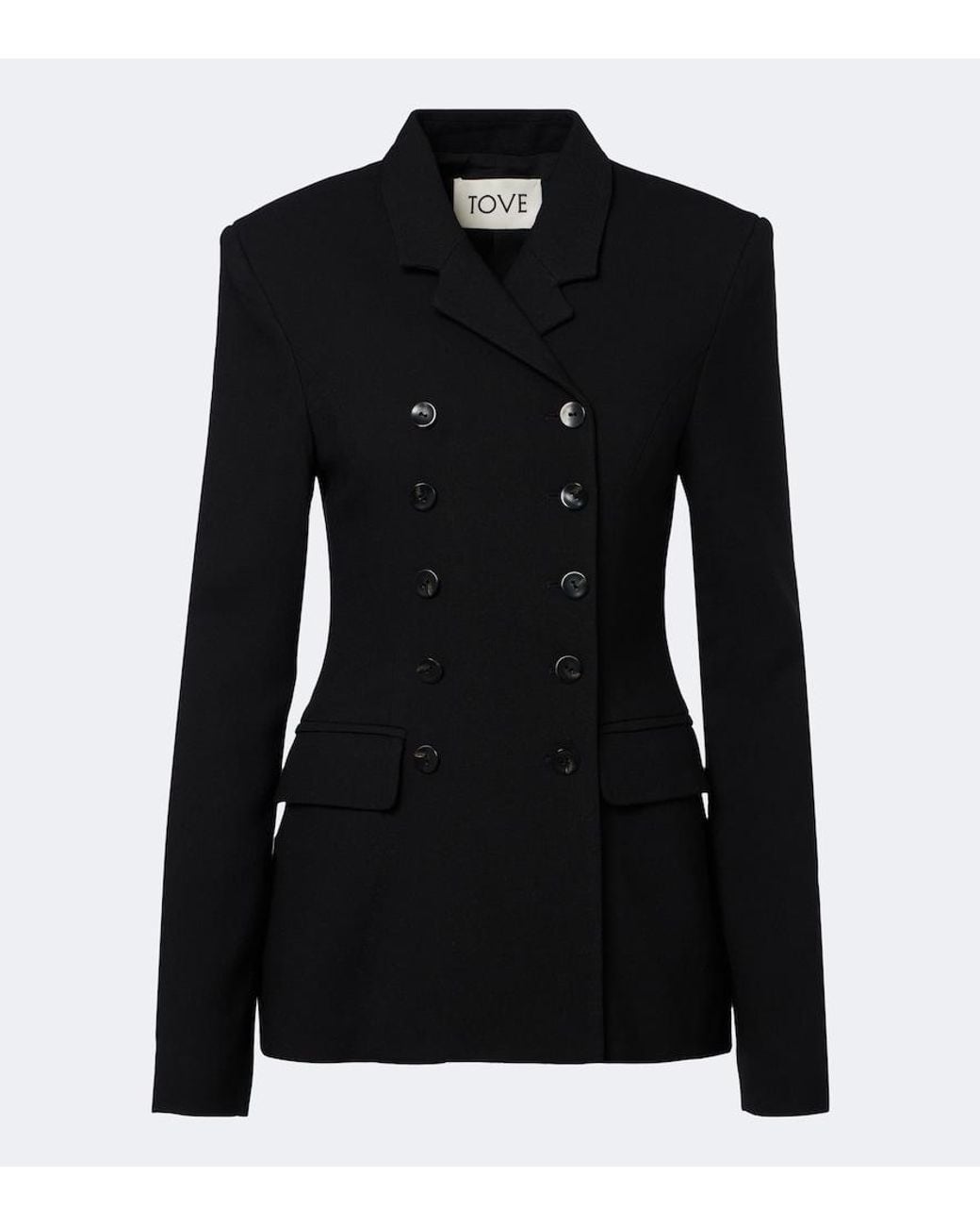 TOVE Black Hero Double-Breasted Jacket