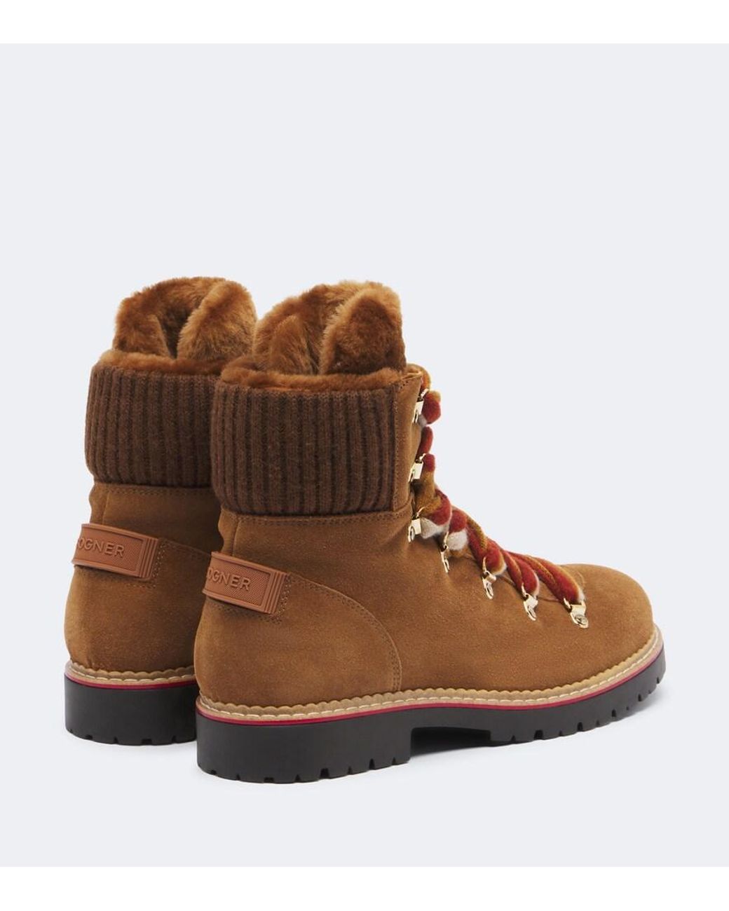 Stivaletti Stringati Andermatt di Bogner in Brown