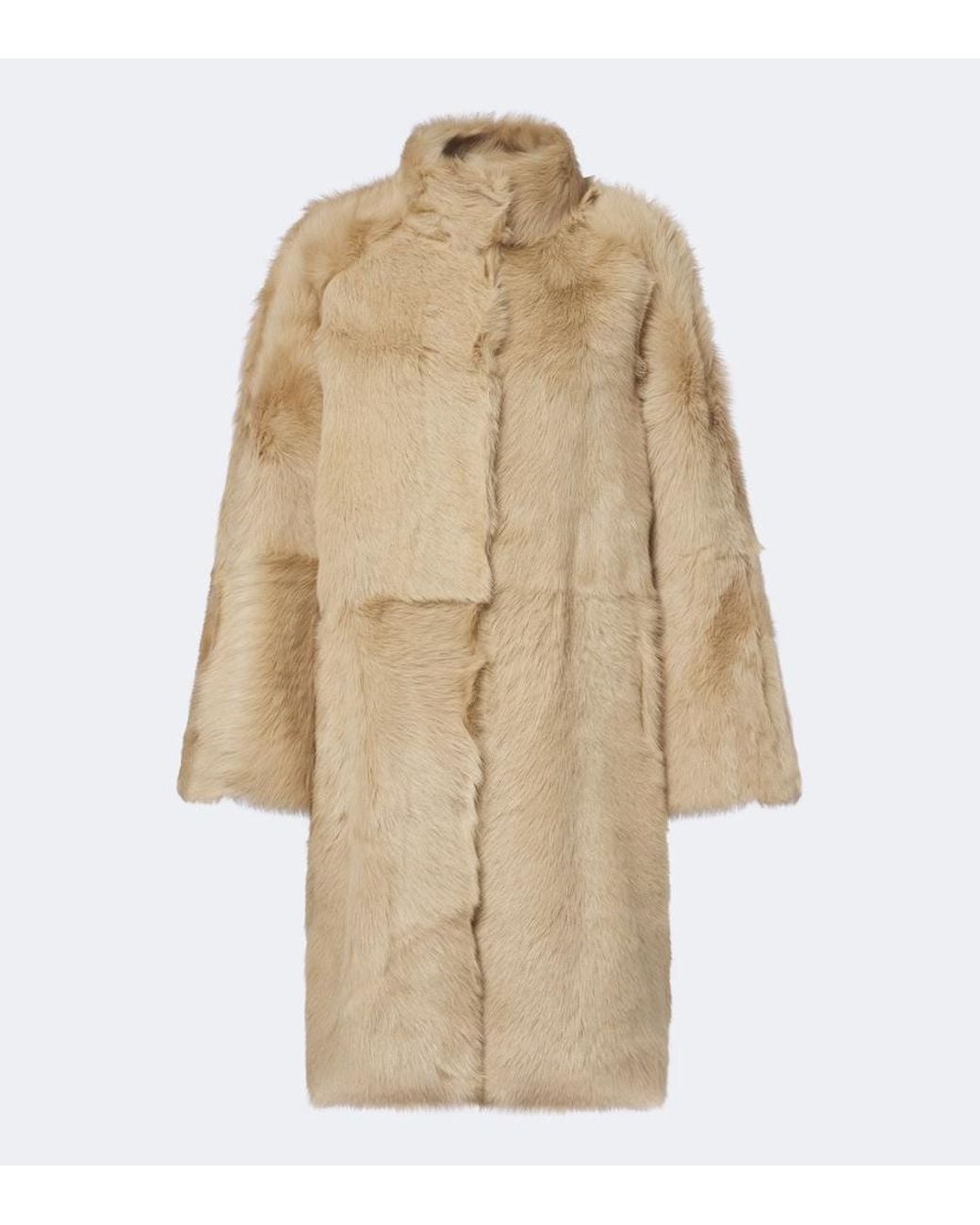 Nour Hammour Natural Blaise Shearling Coat