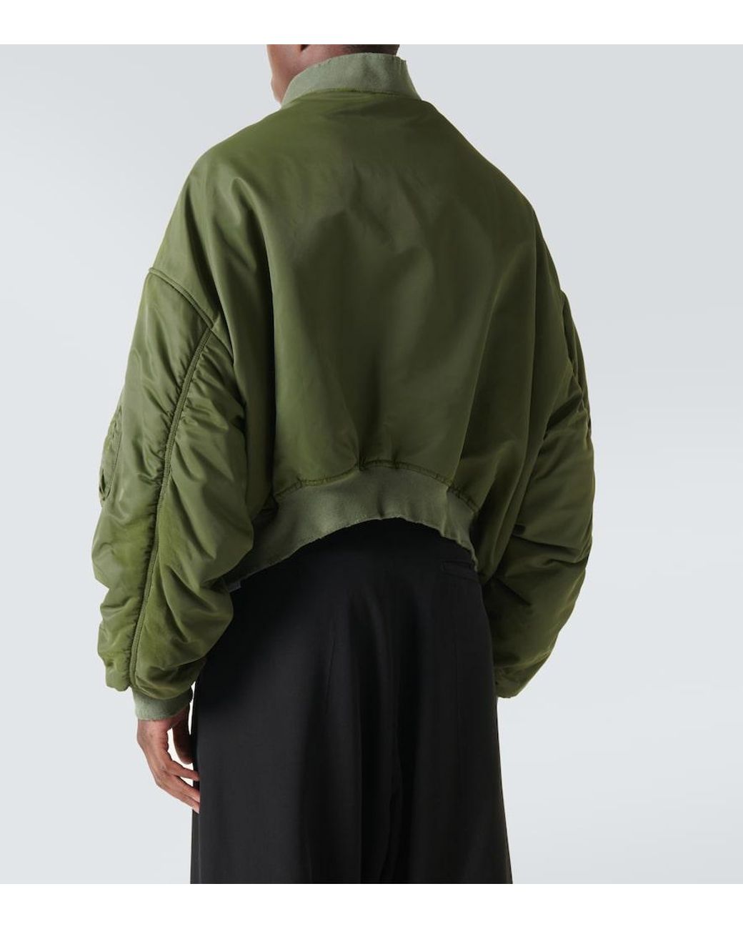 Balenciaga Green Jacket With Hood for men