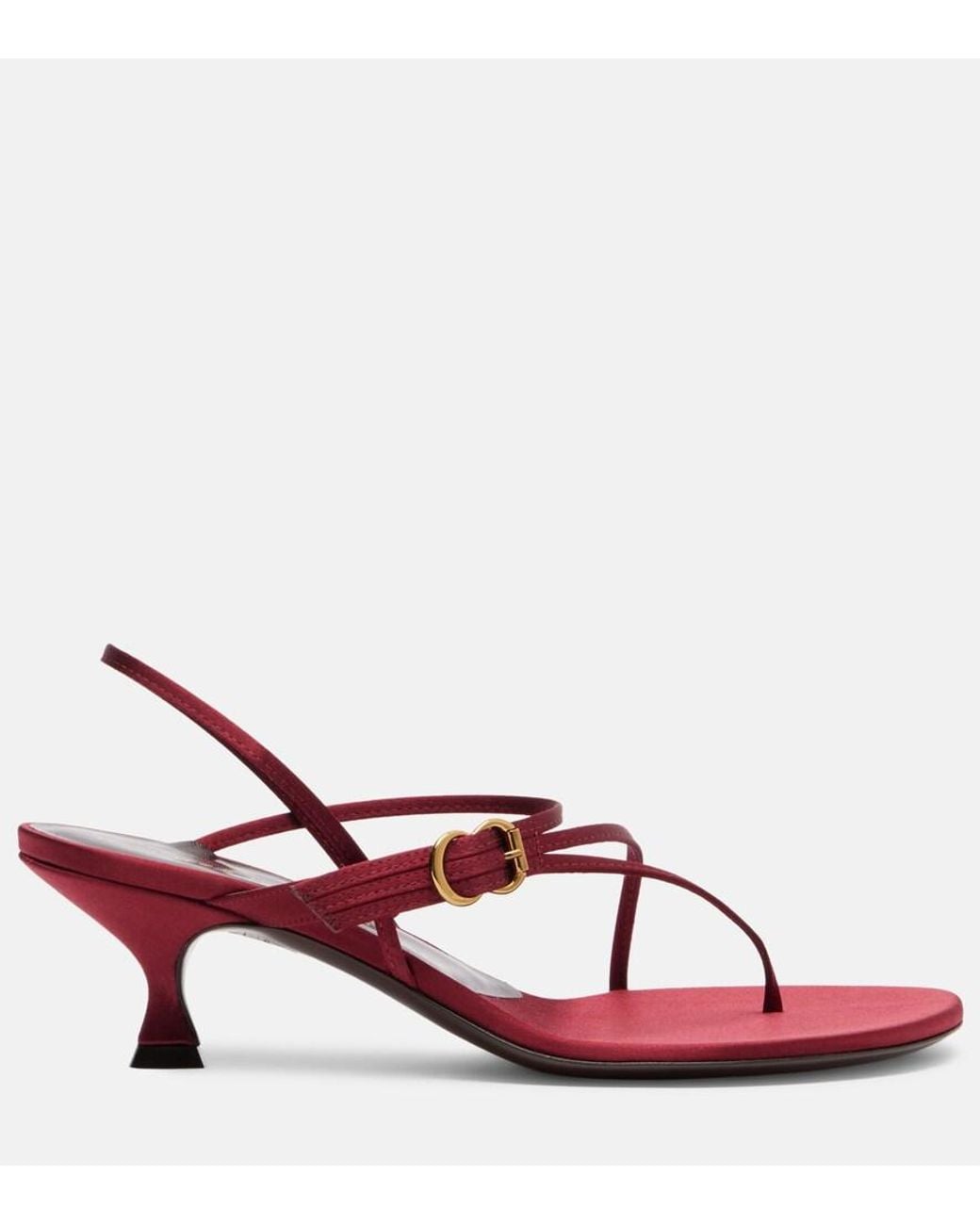 Herbert Levine Red Starry Eyed 55 Satin Sandals