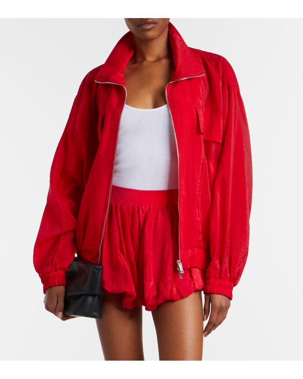 Frankie Shop Red Alina Shorts