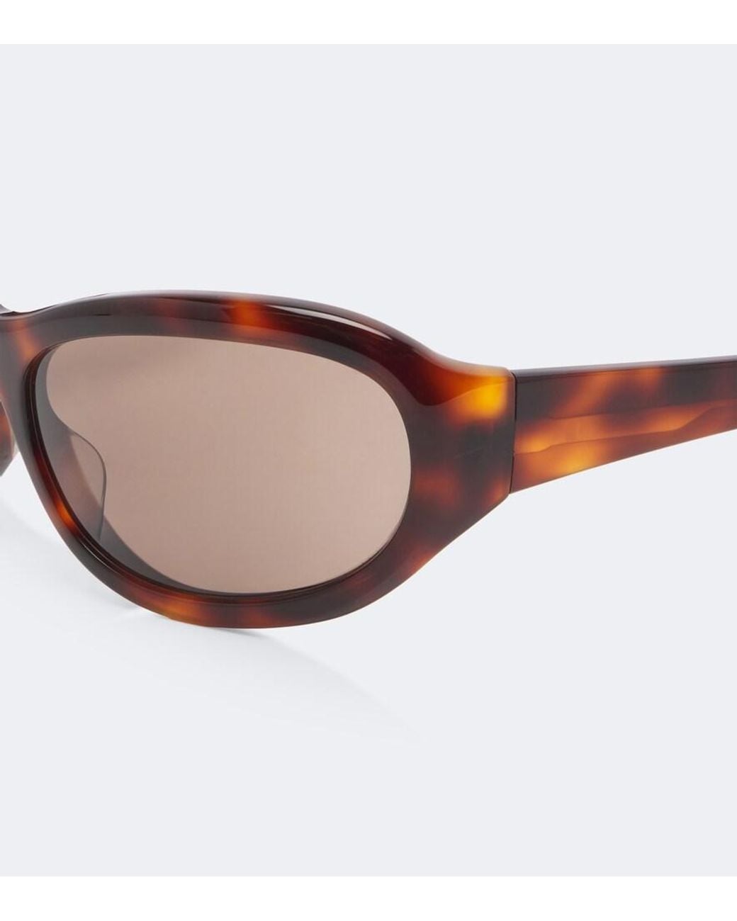 Khaite Brown X Oliver Peoples 1967C Oversized Sunglasses