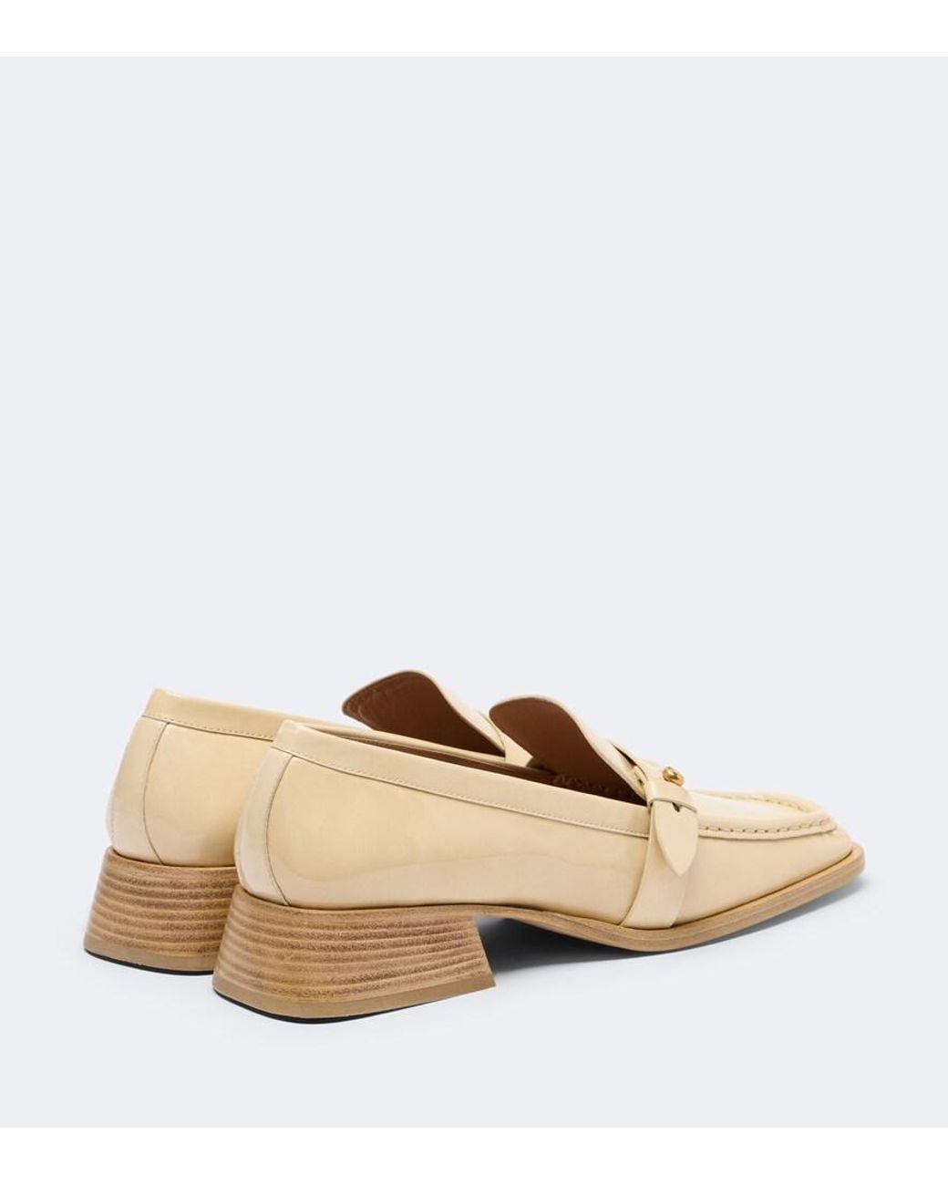Zimmermann Natural Astor Patent Leather Loafers