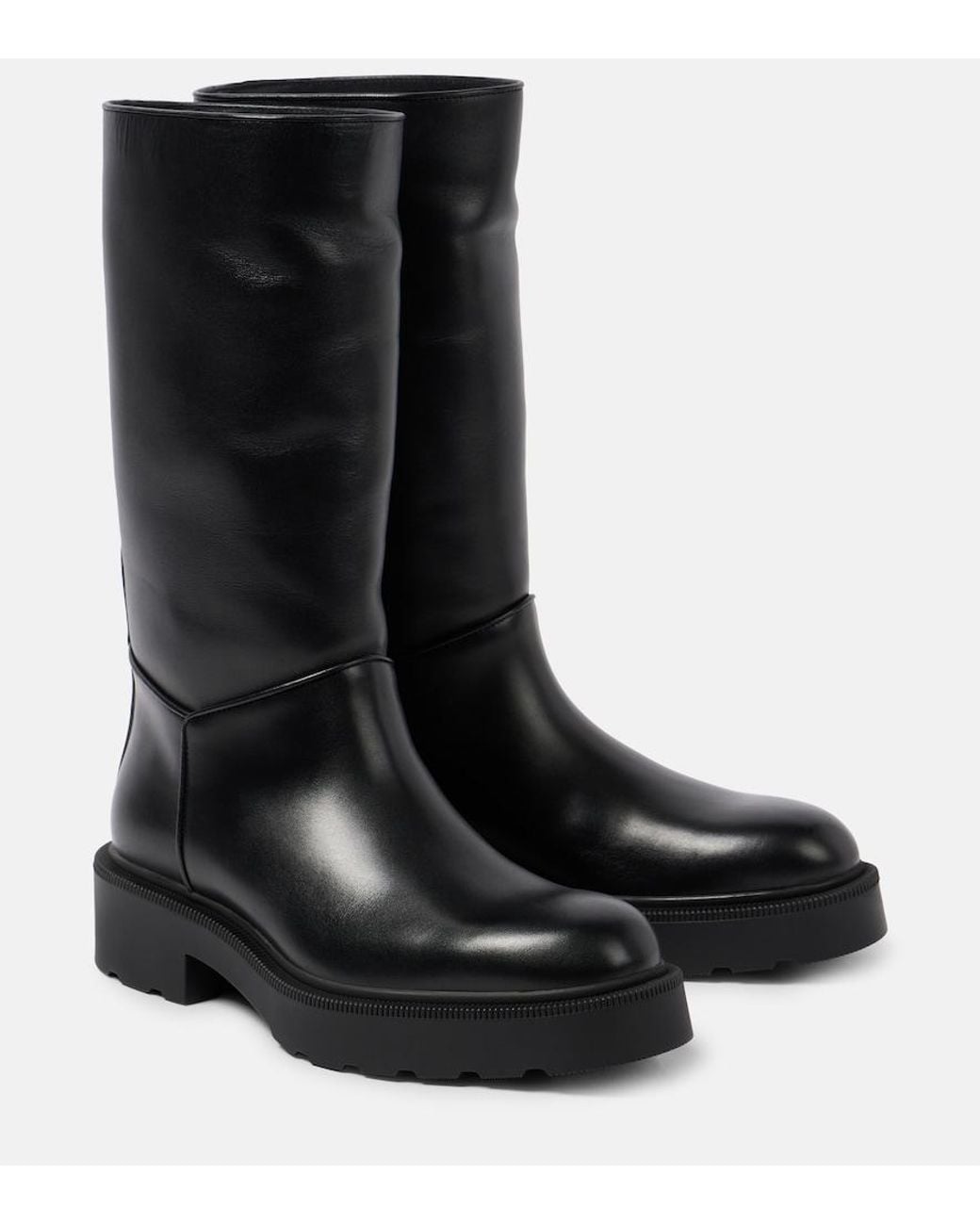 The Row Black Nobilis Tr Leather Boots