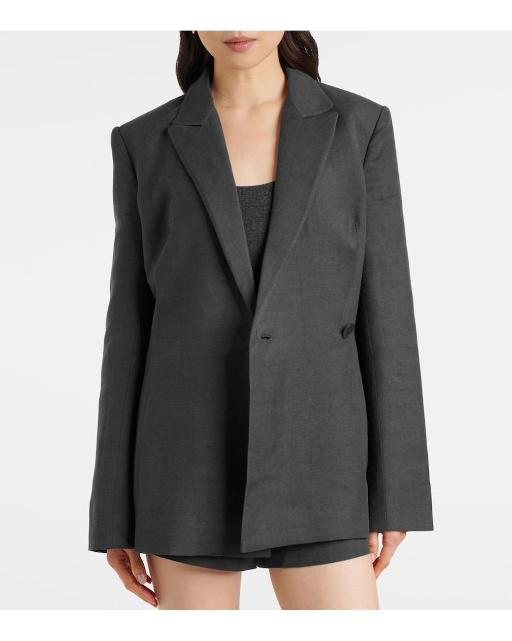 Faithfull The Brand Black Enna Blazer