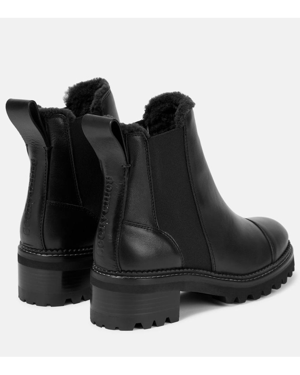 See By Chloé Black Mallory Chelsea Boot