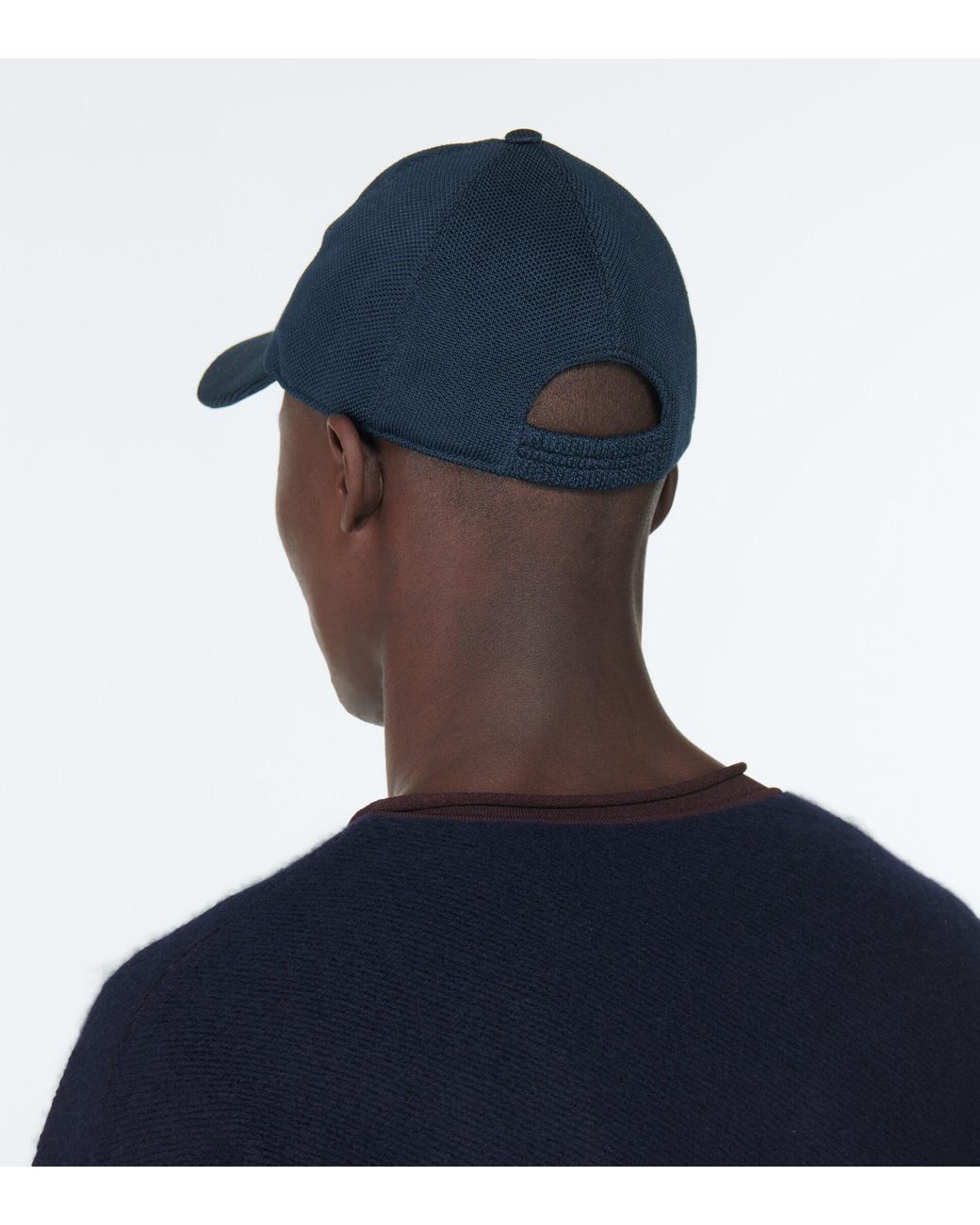 The Row Silk Cap in Blue for Men | Lyst